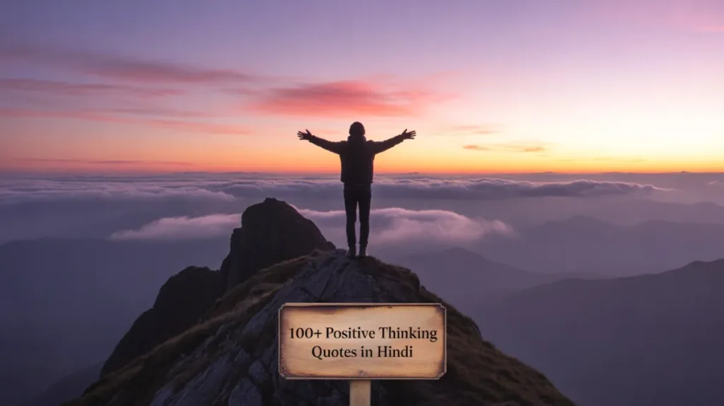 Best 100 Positive Thinking Quotes in Hindi